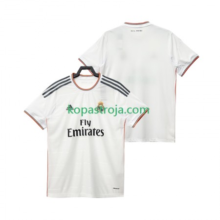 Billiga Fotbollströjor Real Madrid 2013 2014 Retro Hemma tröja Kortärmad
